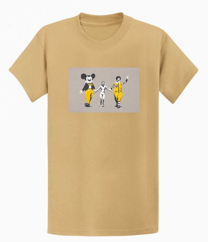 Banksy T Shirt - Napalm Girl, White Banksy-Apparel