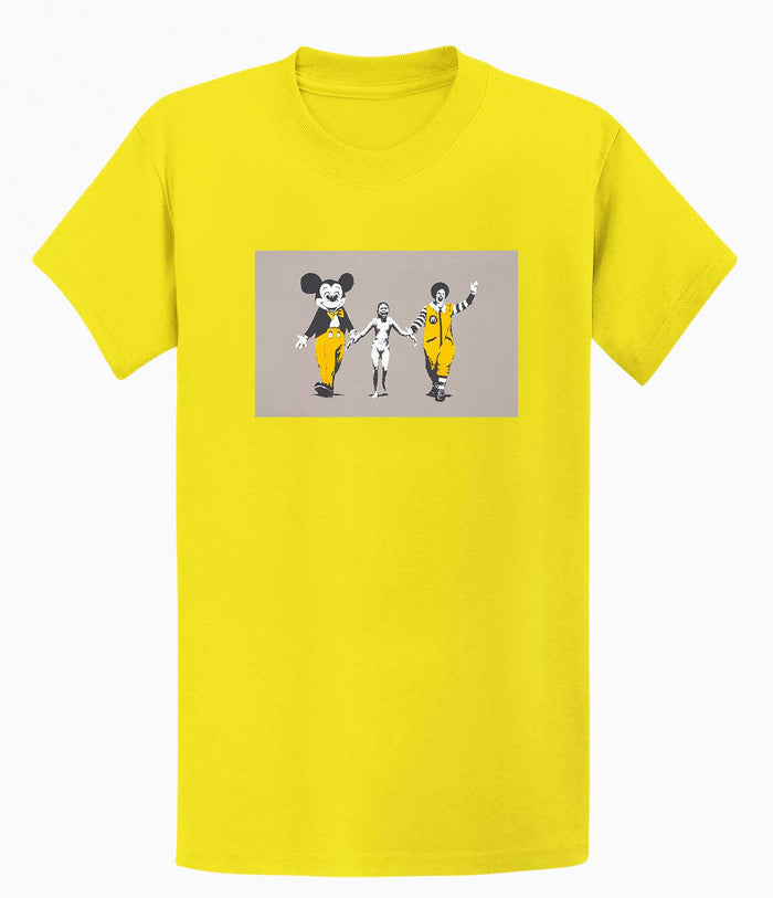 Banksy T Shirt - Napalm Girl, White Banksy-Apparel
