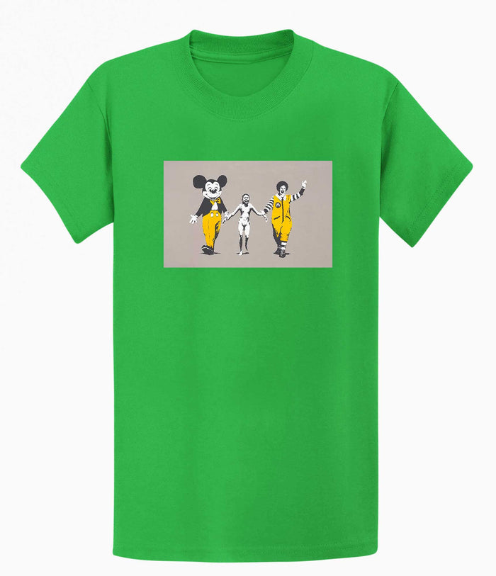 Banksy T Shirt - Napalm Girl, White Banksy-Apparel