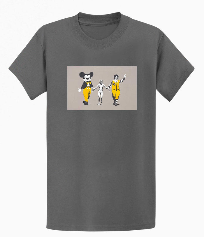 Banksy T Shirt - Napalm Girl, White Banksy-Apparel