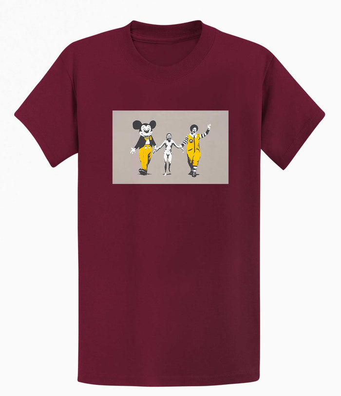 Banksy T Shirt - Napalm Girl, White Banksy-Apparel