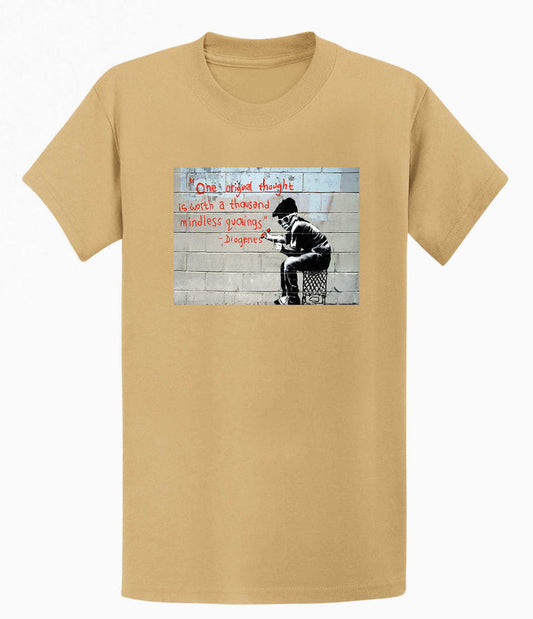 Banksy T-shirt - One Original Thought Banksy-Apparel