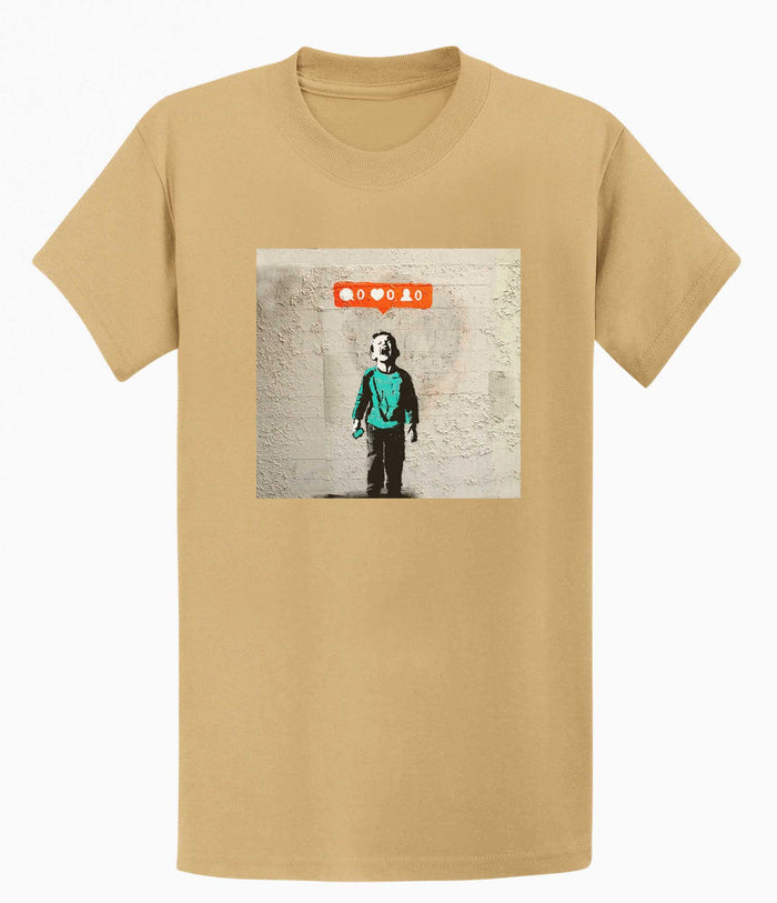 Banksy  T-shirt - Social Media Boy Banksy-Apparel