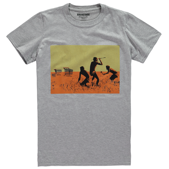 Banksy Trolley Hunters Grey Men's T-shirt