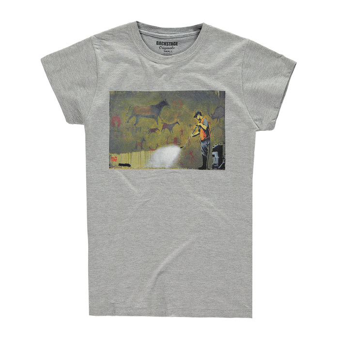 Banksy Cave Painting Women's T-shirt