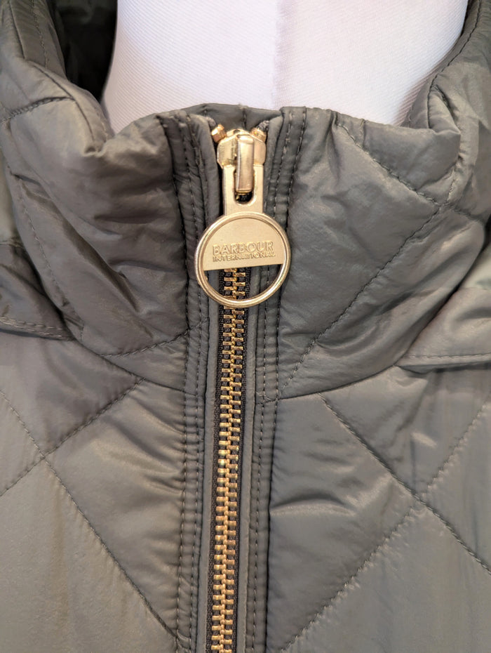 Barbour Khaki Puffa Coast Size 14