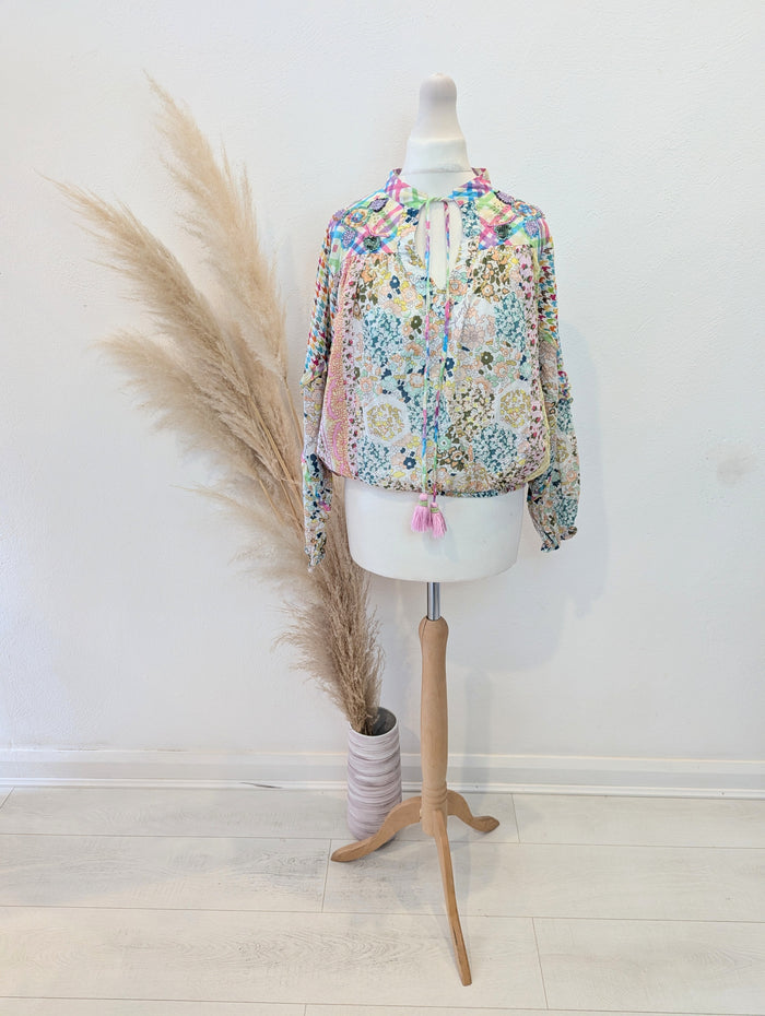 Barok Multi Floral Blouse S