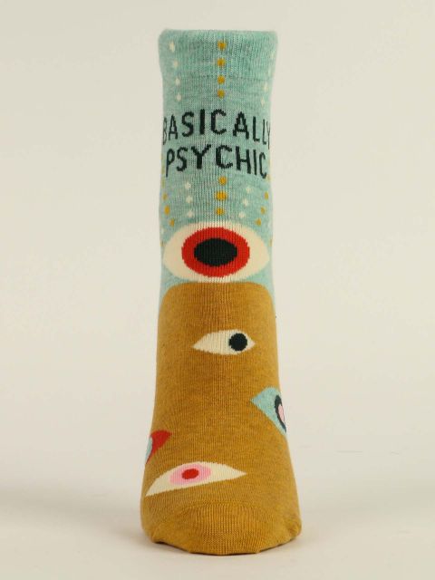 Basically Psychic W-Ankle Socks BLUEQ