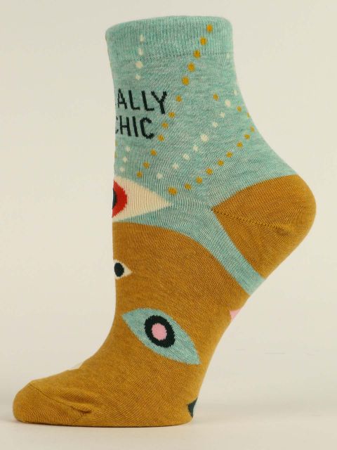 Basically Psychic W-Ankle Socks BLUEQ