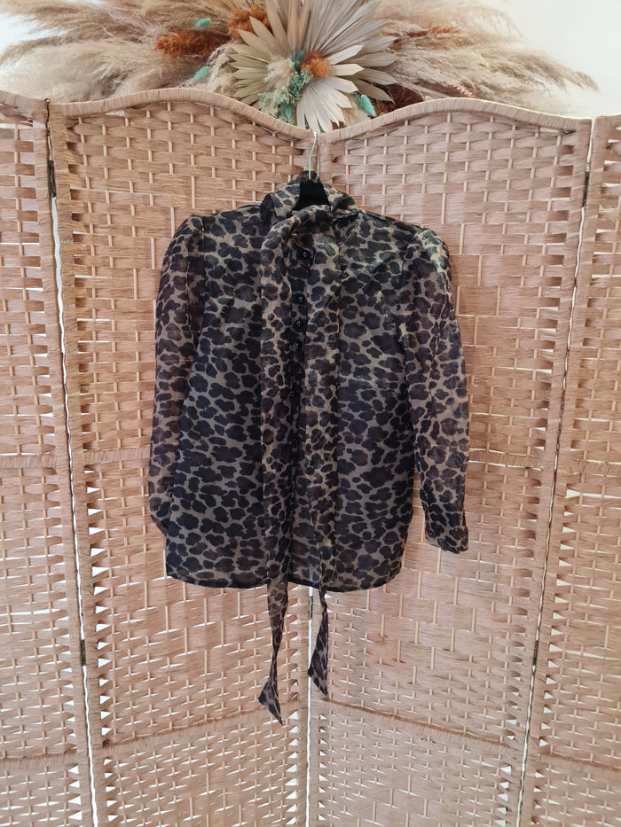 BBWM Woman leopard print shirt S