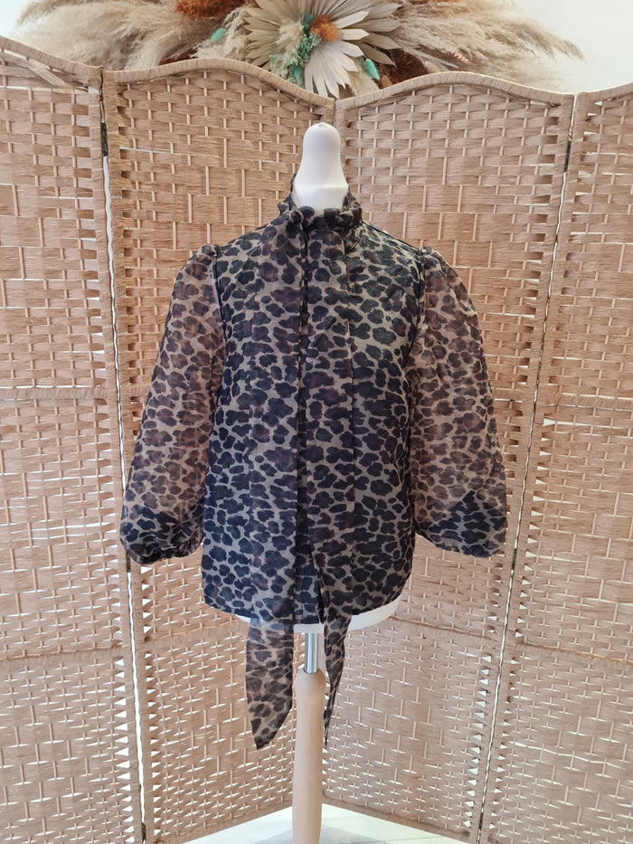 BBWM Woman leopard print shirt S