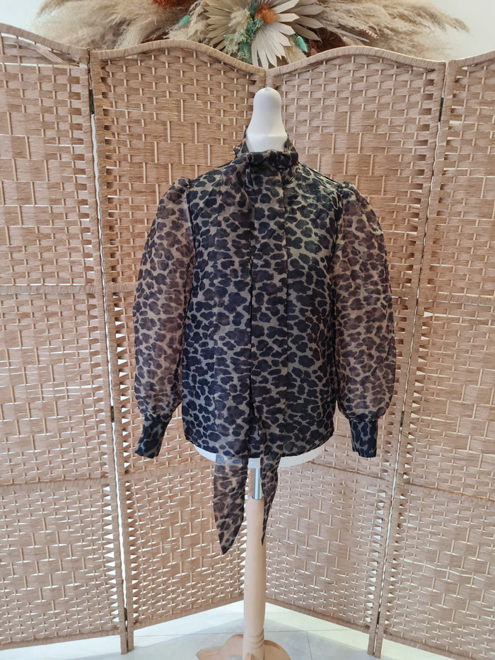 BBWM Woman leopard print shirt S