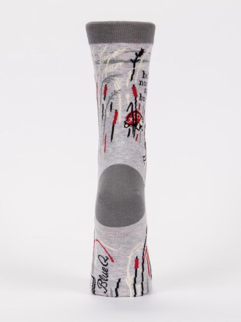 Being Normal Was Boring W-Crew Socks BLUEQ
