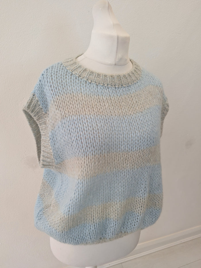 Bellerina Blue Stripe Tank M/ L