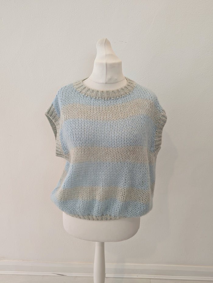 Bellerina Blue Stripe Tank M/ L