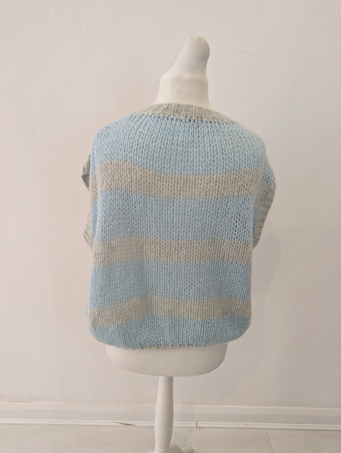 Bellerina Blue Stripe Tank M/ L