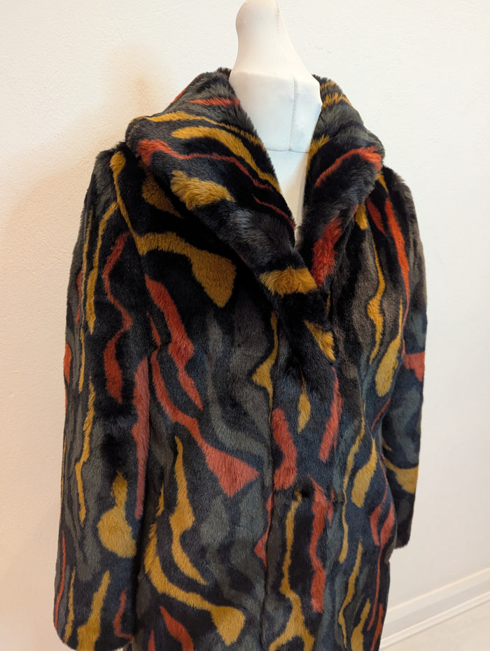 Biba Faux Fur Coat 12 (small fitting)
