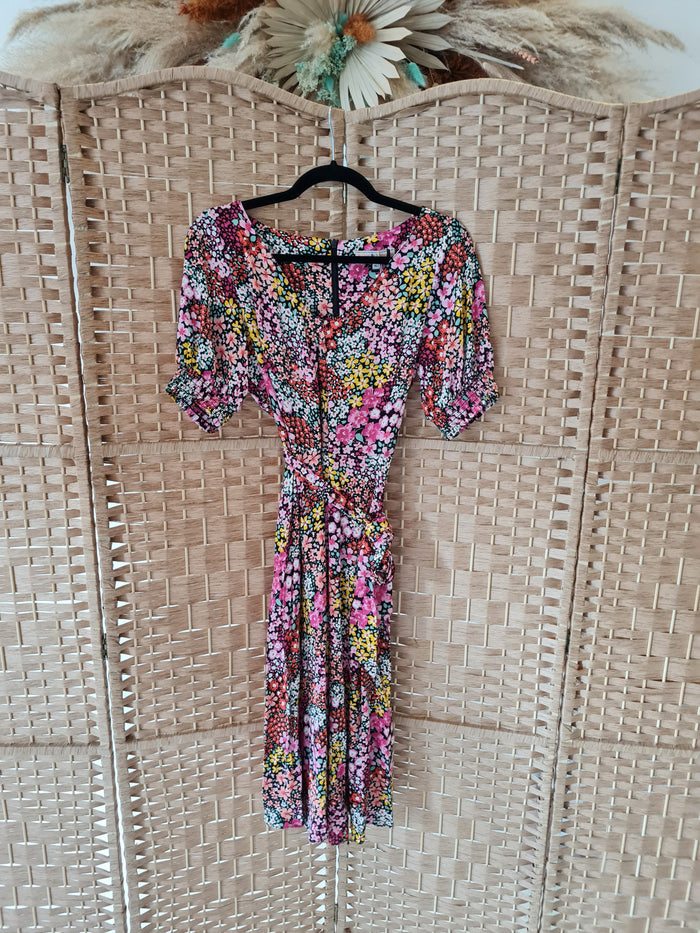 Billie & Blossom Pink Floral Dress 12 RRP £35