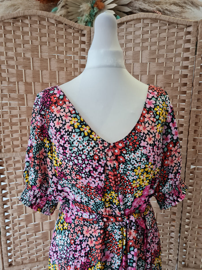 Billie & Blossom Pink Floral Dress 12 RRP £35