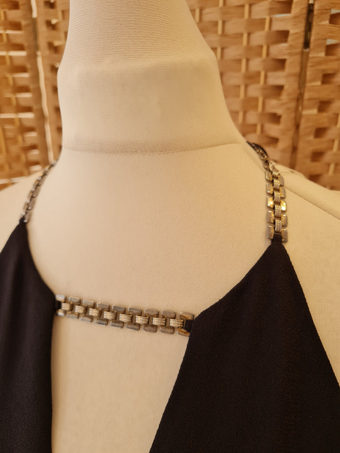 Black Chain neck Maxi 12