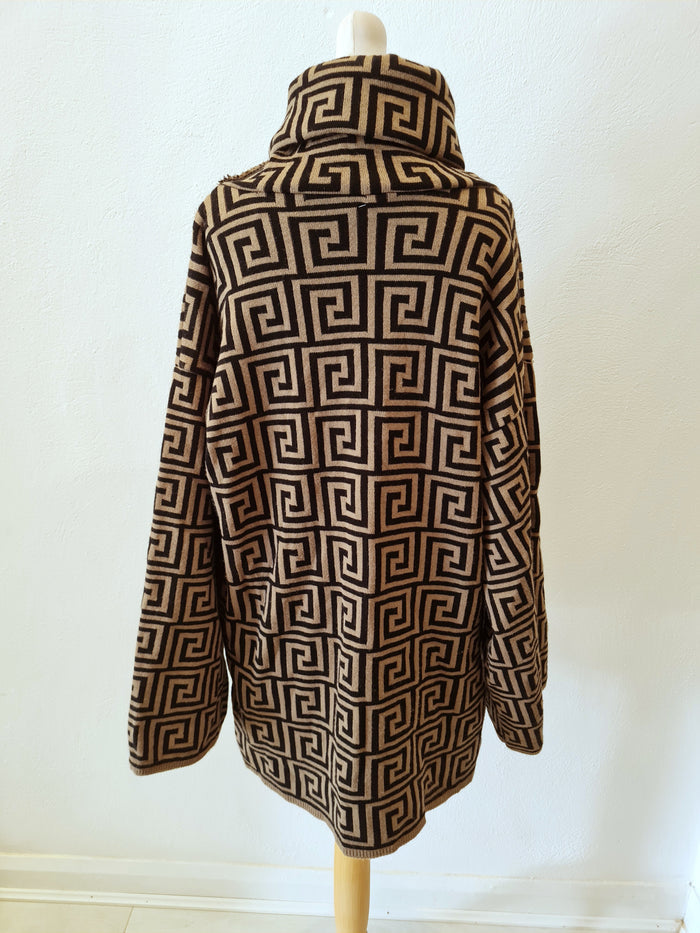 Black/Brown jumper dress M
