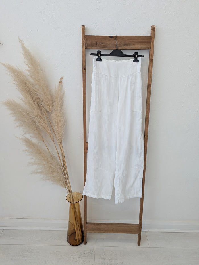Blanc De Nil White Trousers 10