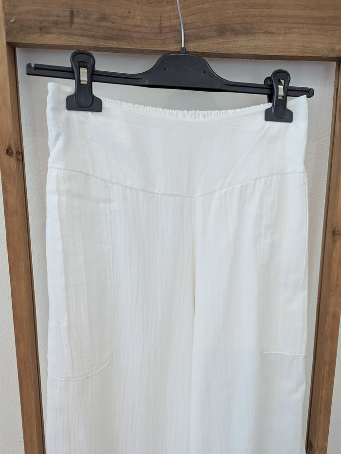 Blanc De Nil White Trousers 10