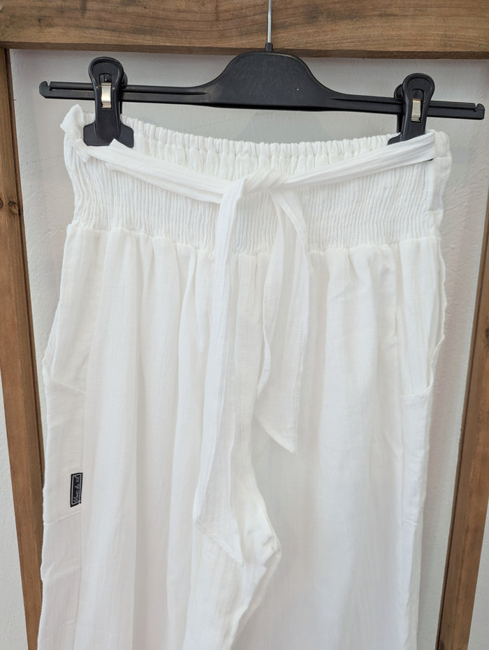 Blanc De Nil White Trousers 10