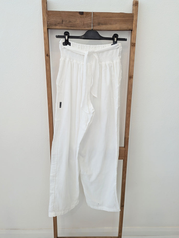 Blanc De Nil White Trousers 10