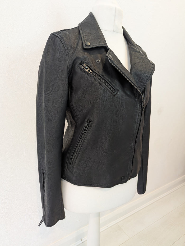 Blank NYC Pleather Biker Jacket L