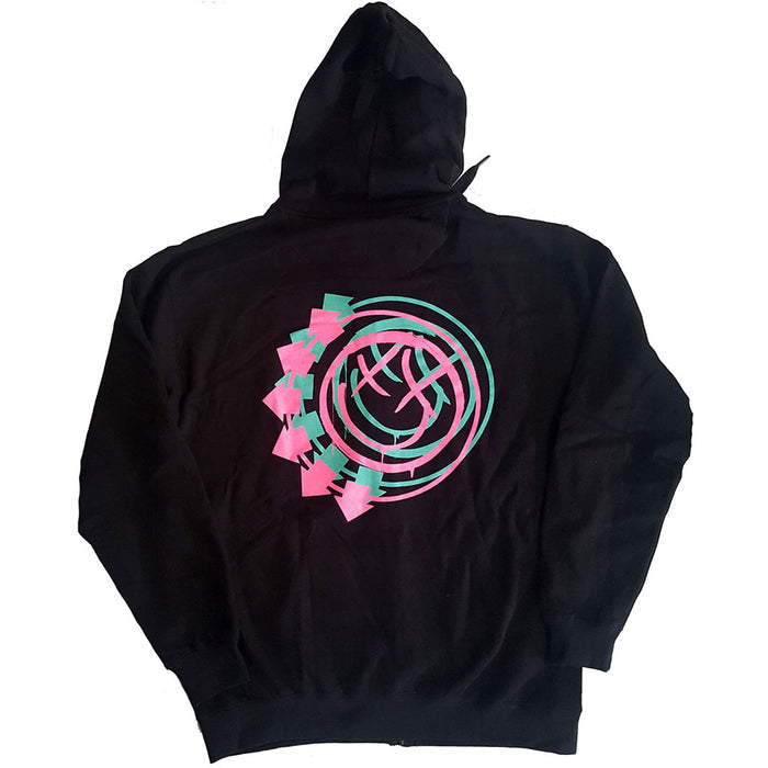 Blink 182 Unisex Hoodie - Double Six Arrow Smiley Rock Off