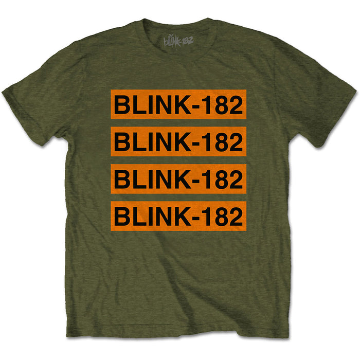 Blink 182 Unisex T-Shirt - Logo Repeat Rock Off