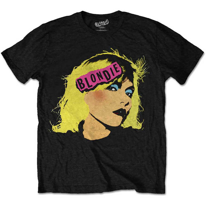 Blondie - Punk Logo Unisex T-shirt Rock Off