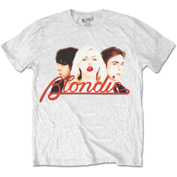 Blondie Parallel Lines Halftone Grey T-shirt Rock Off
