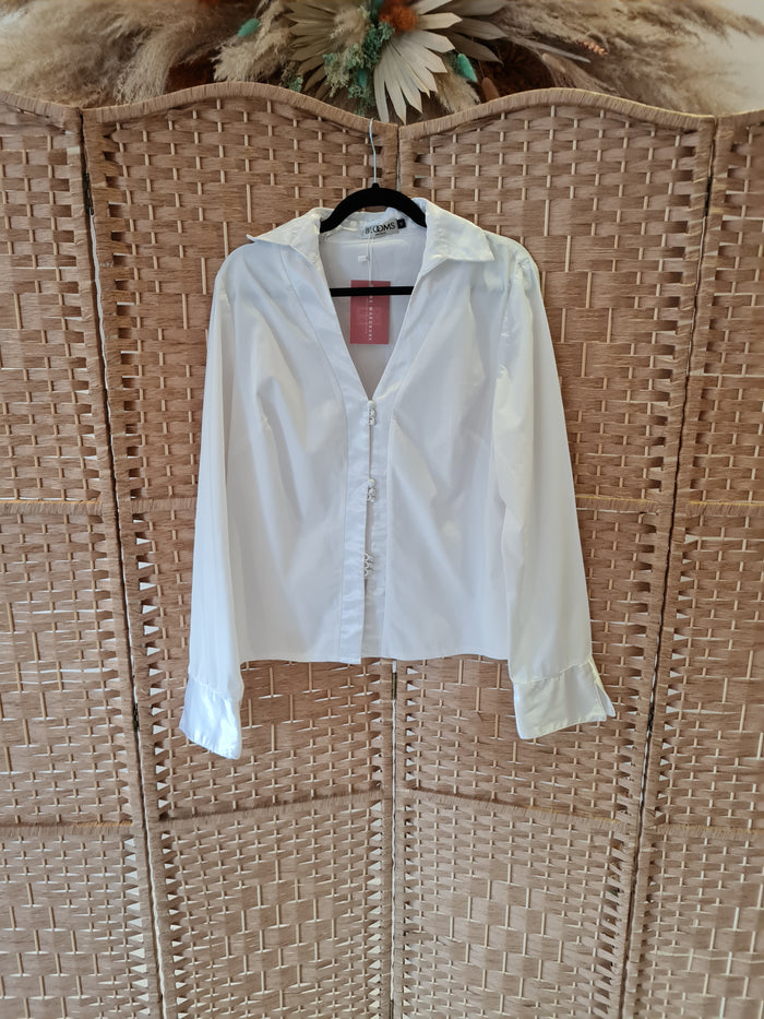 Blooms Satin trim Blouse 16