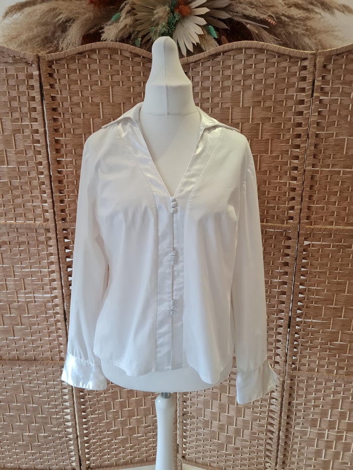 Blooms Satin trim Blouse 16