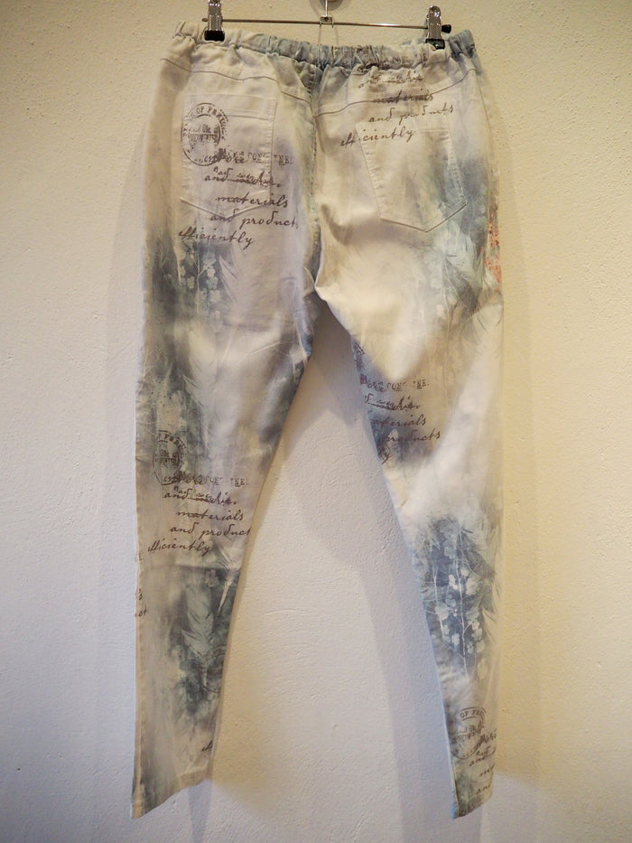 Blue multi print Trousers 12
