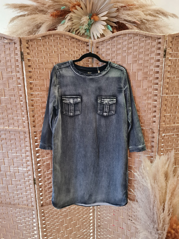 Bluedaze grey denim dress 12/14