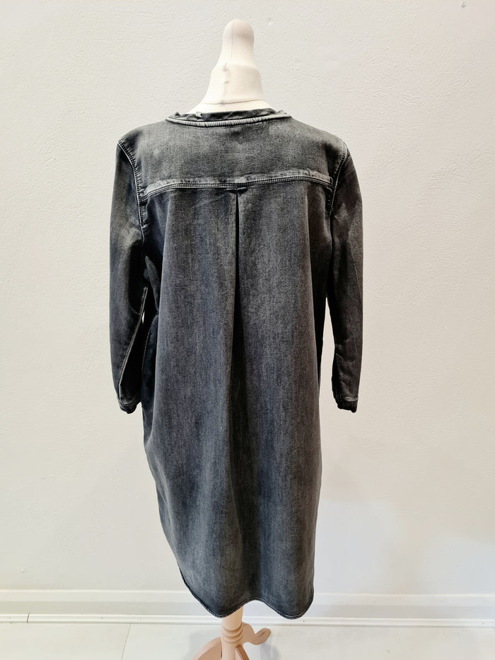 Bluedaze grey denim dress 12/14