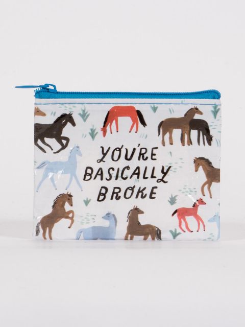 BlueQ - You're Basically Broke - Coin Purse BLUEQ