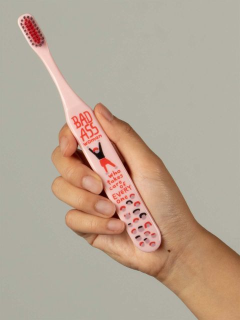 BlueQ "Badass Woman Who Takes Care Of Everyone" Toothbrush BLUEQ