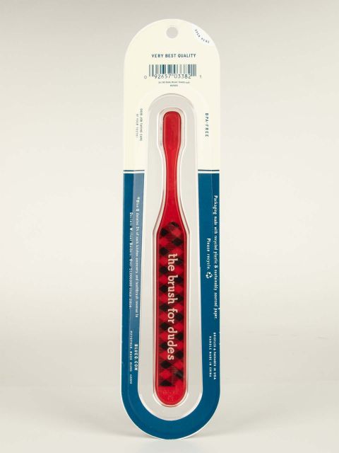 BlueQ "Dude Brush." Toothbrush BLUEQ