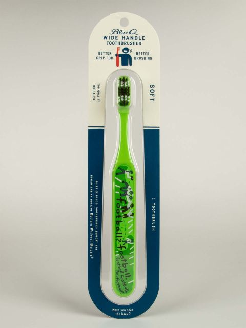 BlueQ "Football? Football. Football Football. Yes, Football" Toothbrush BLUEQ