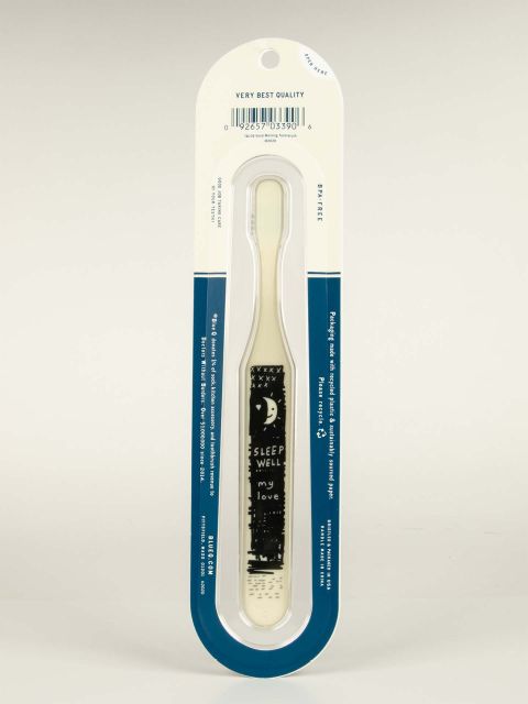 BlueQ "Good Morning My Dear. Sleep My Love." Toothbrush BLUEQ