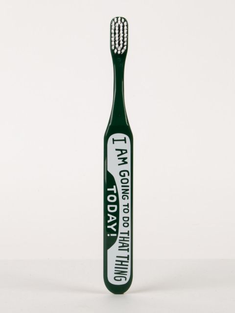 BlueQ "I am Going To Do That Thing Today!" Toothbrush BLUEQ