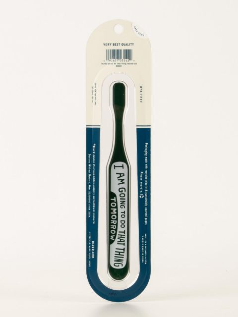BlueQ "I am Going To Do That Thing Today!" Toothbrush BLUEQ
