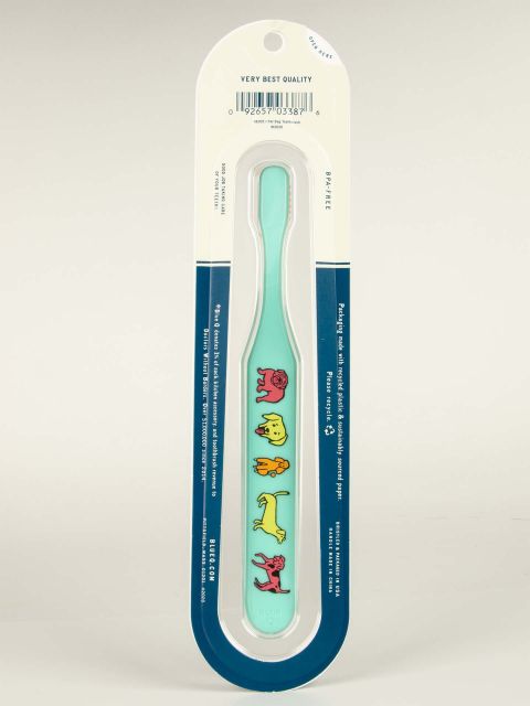 BlueQ "I Sad. I Pet Dog. I Happy." Toothbrush BLUEQ