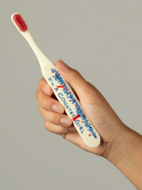 BlueQ "I'm A Country Girl."Toothbrush BLUEQ