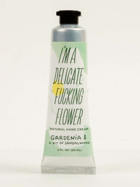 BLUEQ "I'm A Delicate Fucking Flower Natural Hand Cream - Gardenia & A Bit of Sandalwood BLUEQ