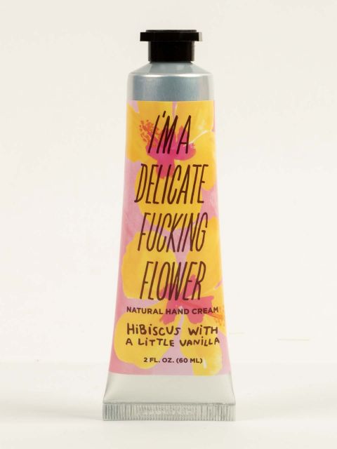 BLUEQ "I'm A Delicate Fucking Flower Natural Hand Cream - Hibiscus With a Little Vanilla BLUEQ